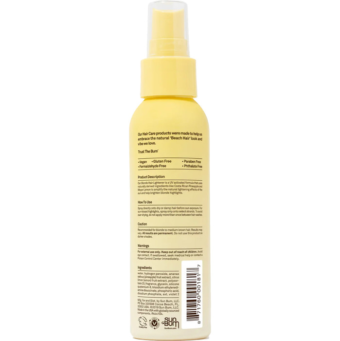 2024 Sun Bum Blonde Hair Spray-In Lightener 118ml SB322443